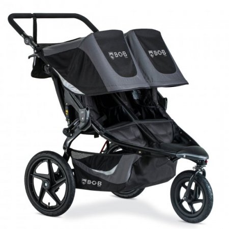 BOB Gear Revolution Flex 3.0 Duallie Jogging Stroller, Graphite Black