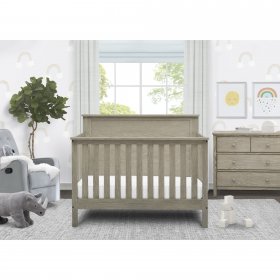 Delta Children Middleton 4-in-1 Convertible Baby Crib, Textured Limestone