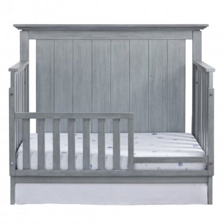 Oxford Baby Langston Toddler Bed Guard Rail, Graphite Gray