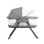 Baby Delight Go With Me Slumber, Deluxe Portable Rocking Bassinet, Charcoal Tweed Fashion, JPMA Certified