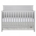 Dream On Me Alexa 5 in 1 Convertible crib, Pebble Gray