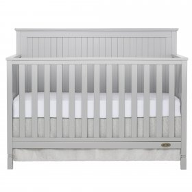 Dream On Me Alexa 5 in 1 Convertible crib, Pebble Gray