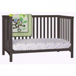 Rosebery Kids Traditional 3-in-1 Wood Convertible Crib in Espresso