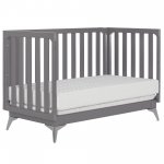 Slumber Baby London 4 in 1 Convertible Crib, Storm Grey