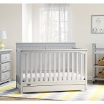 Graco Hadley 4-in-1 Convertible Crib with Drawer Pebble Gray