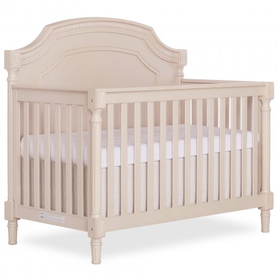 Evolur Julienne 5 in 1 Convertible Crib in Pink Satin