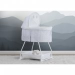 Delta Children Deluxe Soothing Dreams Bassinet, Grey Windchime