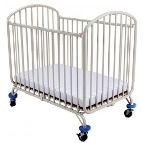 LA Baby The Folding Arched Mini/Portable Crib