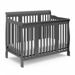 Storkcraft Tuscany 4 in 1 Convertible Crib Gray