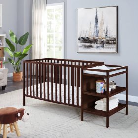 Suite Bebe Palmer Crib and Changer Combo Espresso