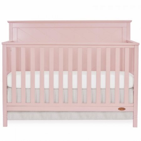 Dream On Me Skyline 5 in 1 Convertible crib, Storm Grey