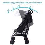 Lightweight Umbrella Stroller Baby Toddler Travel Canopy Hood Storage Basket