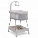 Delta Children Sweet Slumber Bassinet, Grey Summit