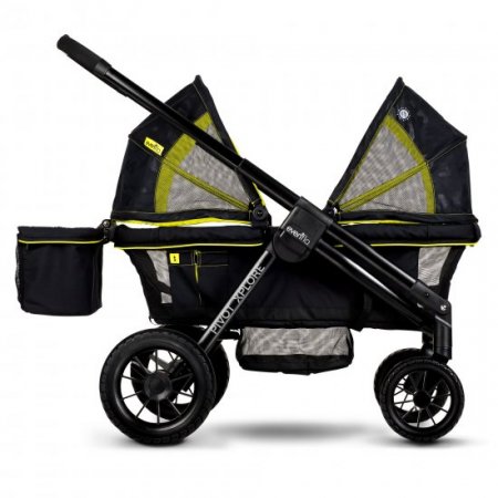 Evenflo Pivot XploreAll-Terrain Stroller Wagon (Wayfarer Black)